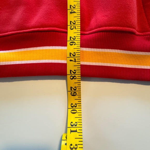 NEW Kansas City Chiefs Hoodie - Men’s Medium - Red Yellow NFL Team Apparel NWT - Picture 10 of 15